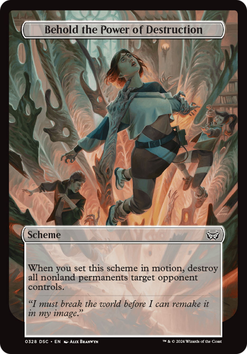 Image of Behold the Power of Destruction (Full Art) (A:DSC-328) - Duskmourn: House of Horror Commander