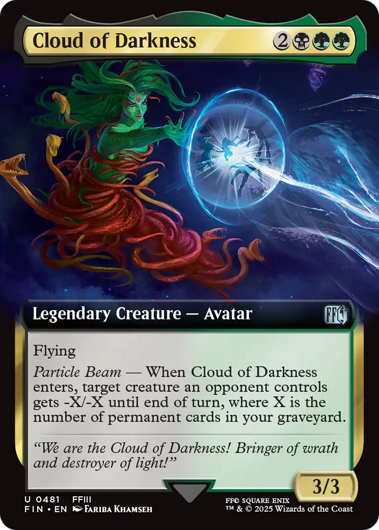 Image of Cloud of Darkness (Extended Art) (FIN-481) - FINAL FANTASY: (Extended Art) Foil