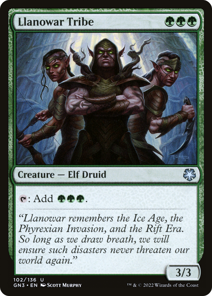 Image of Llanowar Tribe (GN3-102) - Game Night: Free-for-All