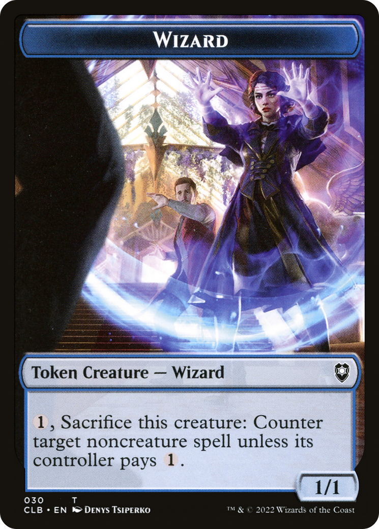 Image of Wizard (TCLB-030) - Battle for Baldur's Gate Tokens