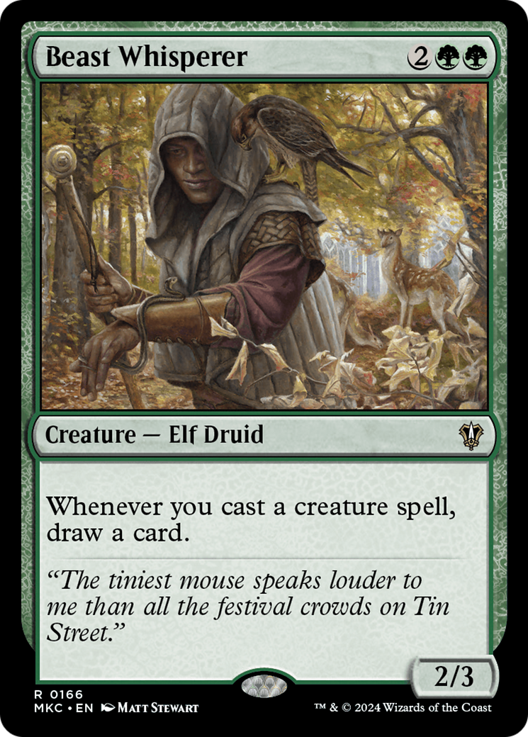 Image of Beast Whisperer (MKC-166) - Murders at Karlov Manor Commander