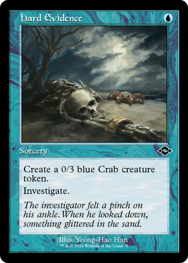 Image of Hard Evidence (Retro Frame) (MH2-005) - Modern Horizons 2 Timeshifts