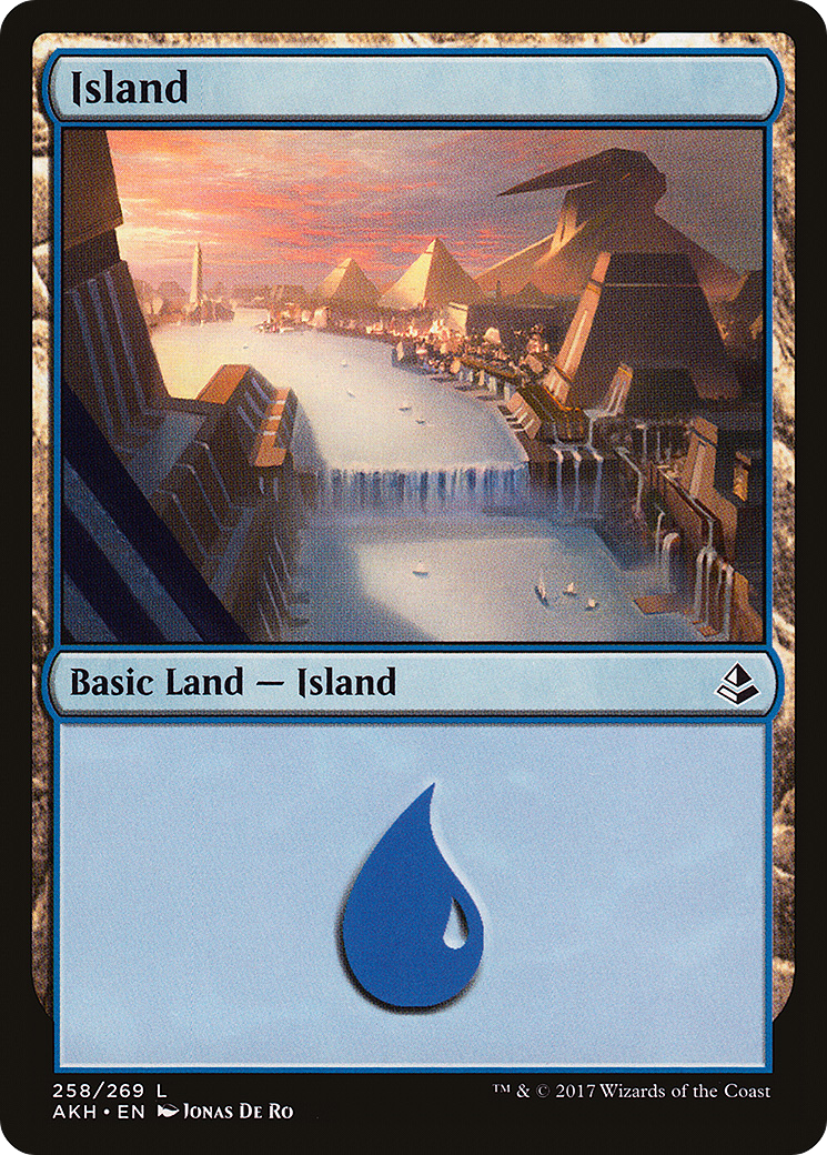 Image of Island (258) (AKH-258) - Amonkhet