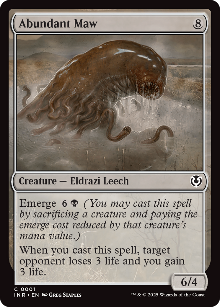Image of Abundant Maw (INR-001) - Innistrad Remastered Foil