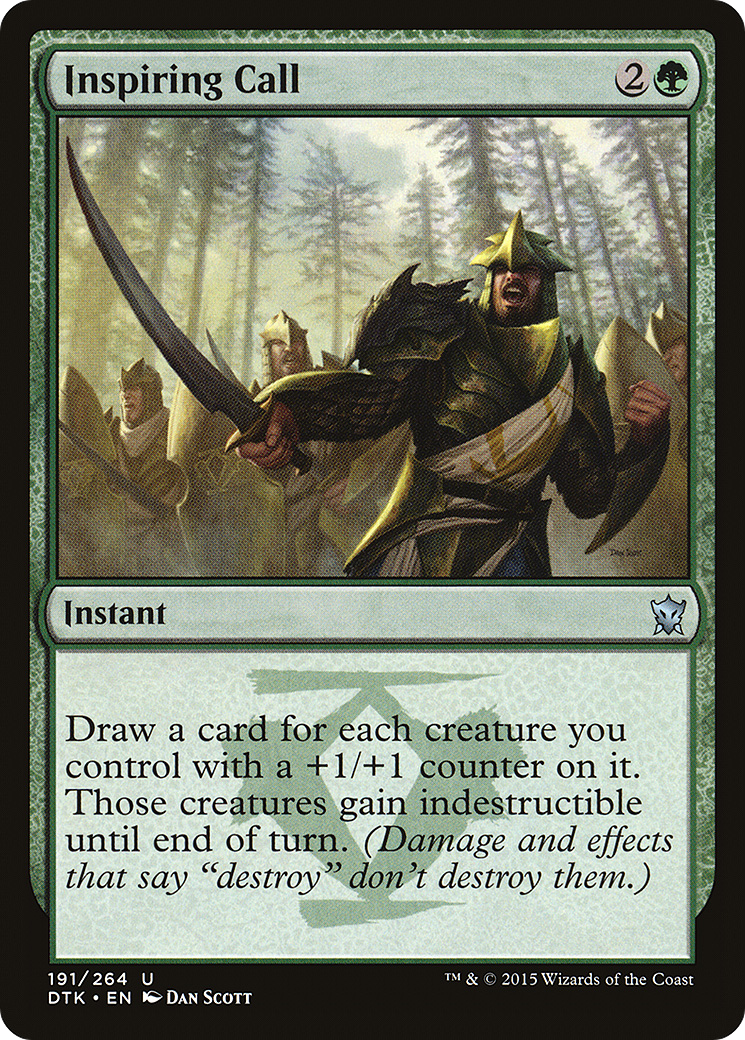 Image of Inspiring Call (DTK-191) - Dragons of Tarkir