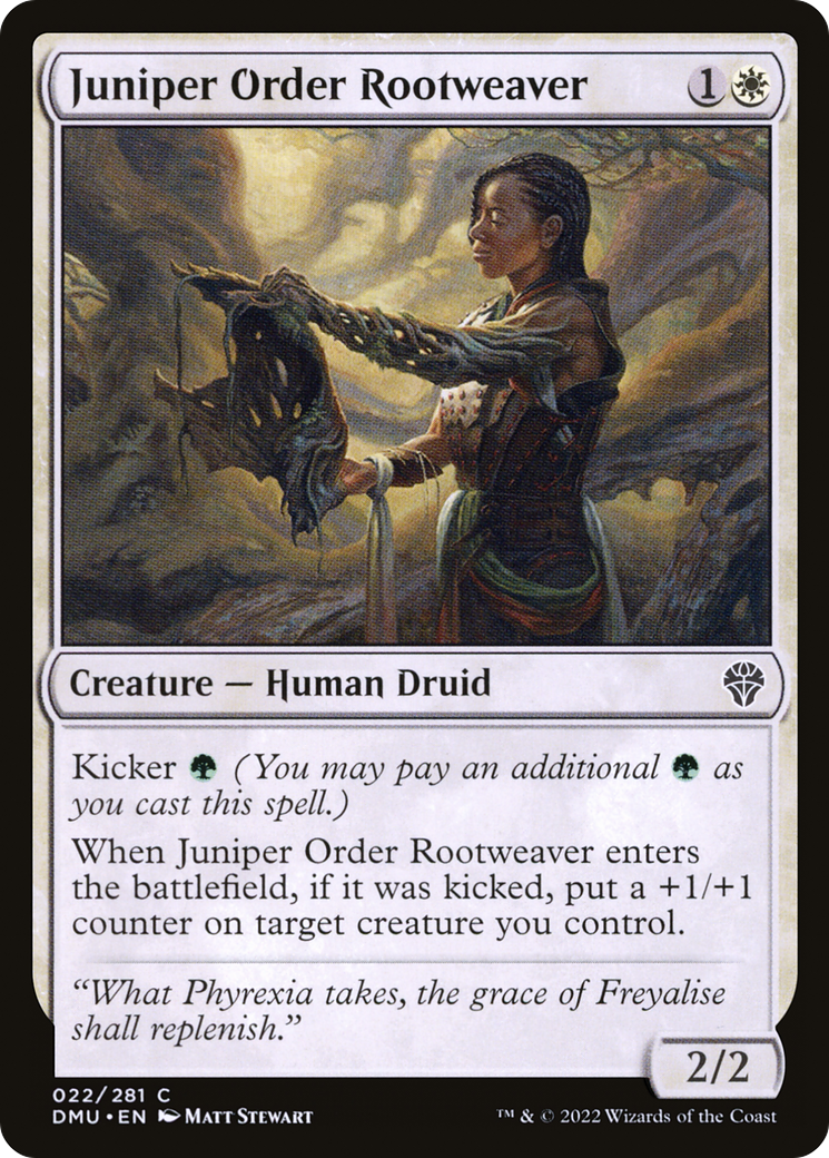 Image of Juniper Order Rootweaver (DMU-022) - Dominaria United