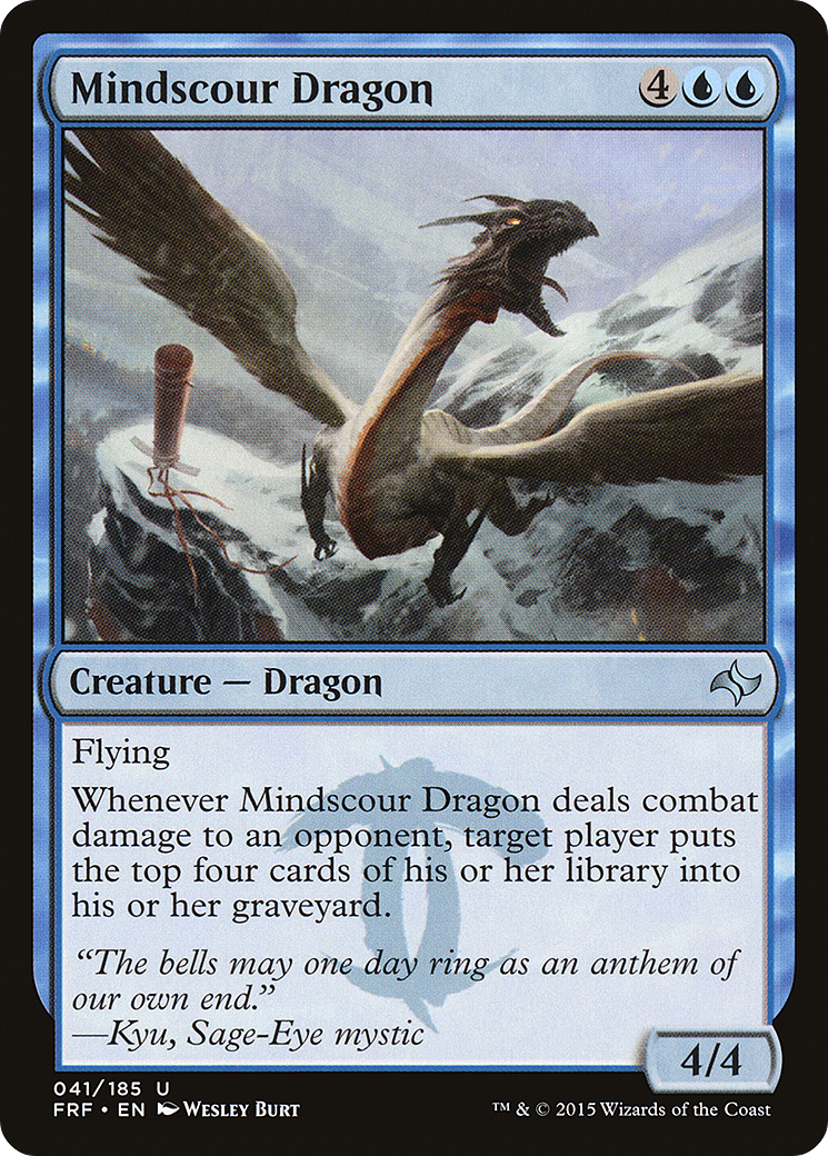 Image of Mindscour Dragon (FRF-041) - Fate Reforged Foil