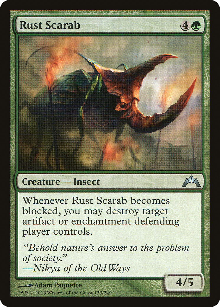 Image of Rust Scarab (GTC-130) - Gatecrash Foil