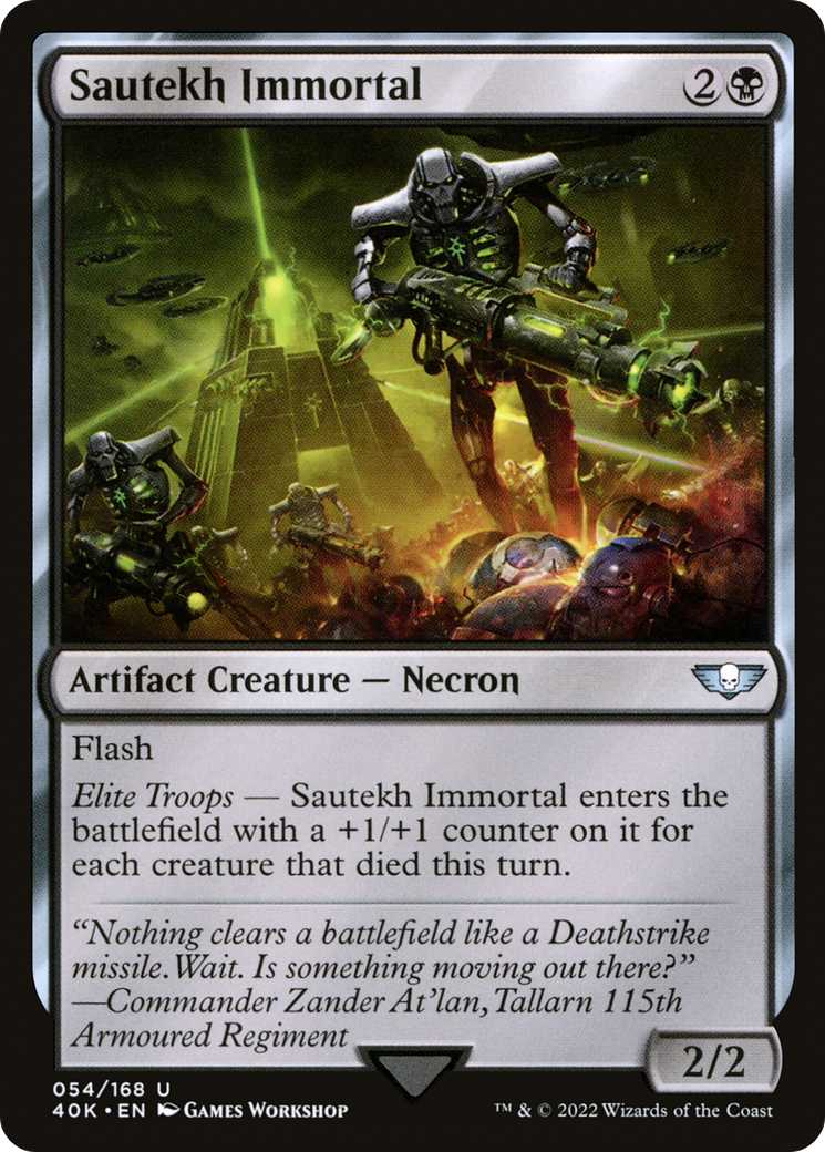 Image of Sautekh Immortal (40K-054) - Warhammer 40,000 Commander