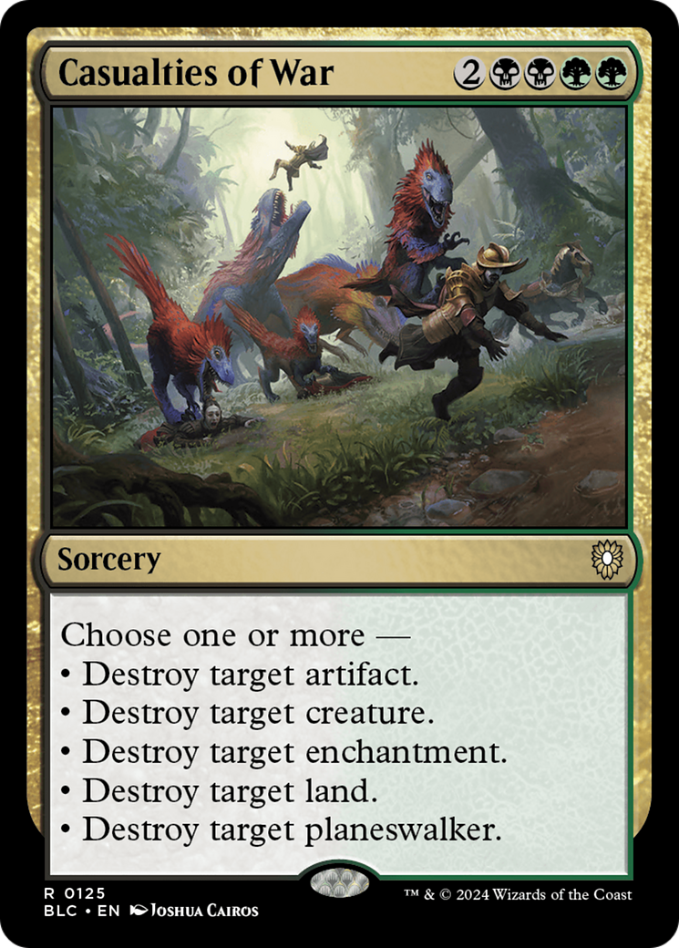 Image of Casualties of War (BLC-125) - Bloomburrow Commander