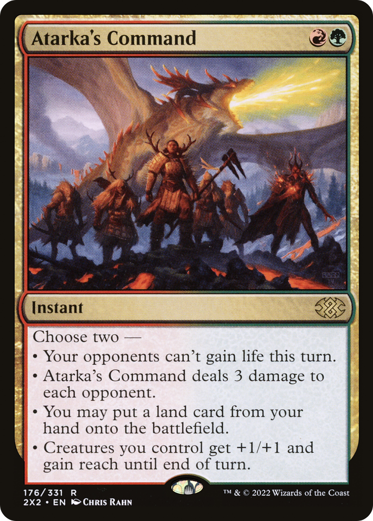 Image of Atarka's Command (2X2-176) - Double Masters 2022 Foil