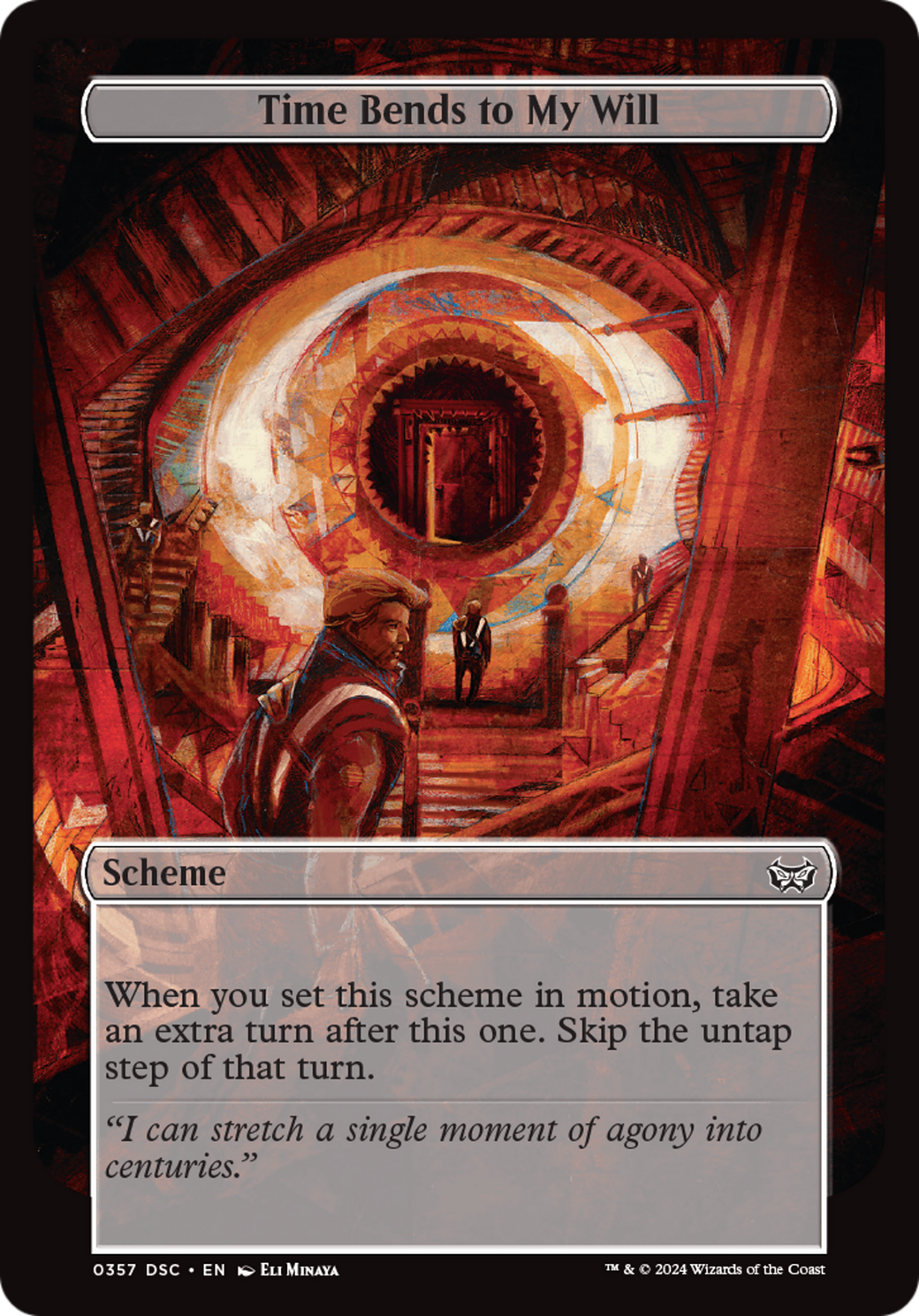 Image of Time Bends to My Will (Full Art) (A:DSC-357) - Duskmourn: House of Horror Commander