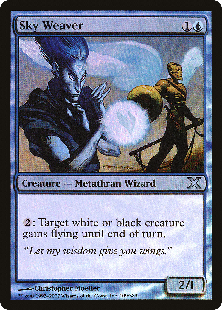 Image of Sky Weaver (10E-109★) - Tenth Edition Foil