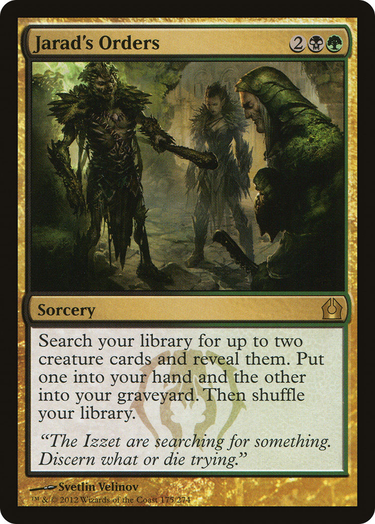 Image of Jarad's Orders (RTR-175) - Return to Ravnica Foil