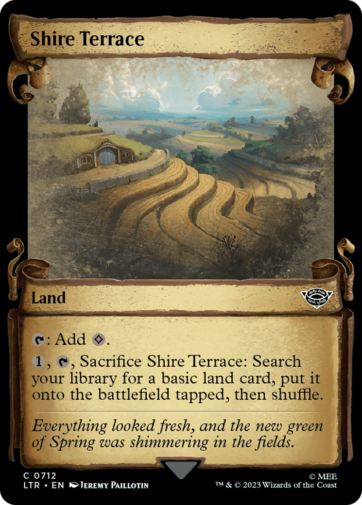 Image of Shire Terrace (Showcase Scrolls) (LTR-712) - The Lord of the Rings: Tales of Middle-earth: (Showcase) Foil