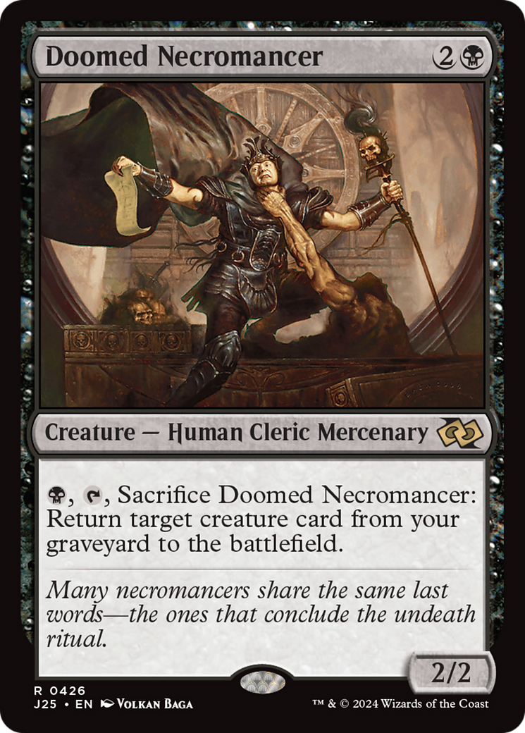 Image of Doomed Necromancer (J25-426) - Foundations Jumpstart