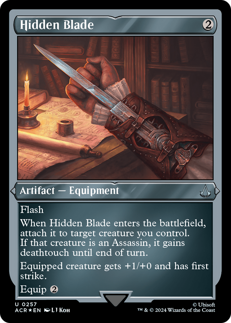 Image of Hidden Blade (ACR-257) - Assassin's Creed Etched Foil