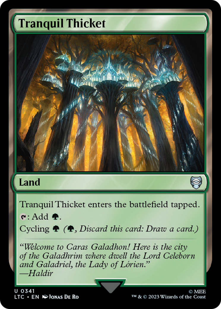 Image of Tranquil Thicket (LTC-341) - Tales of Middle-earth Commander