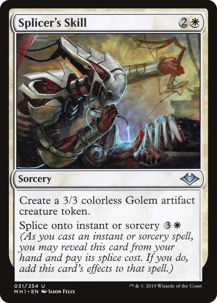 Image of Splicer's Skill (MH1-031) - Modern Horizons Foil