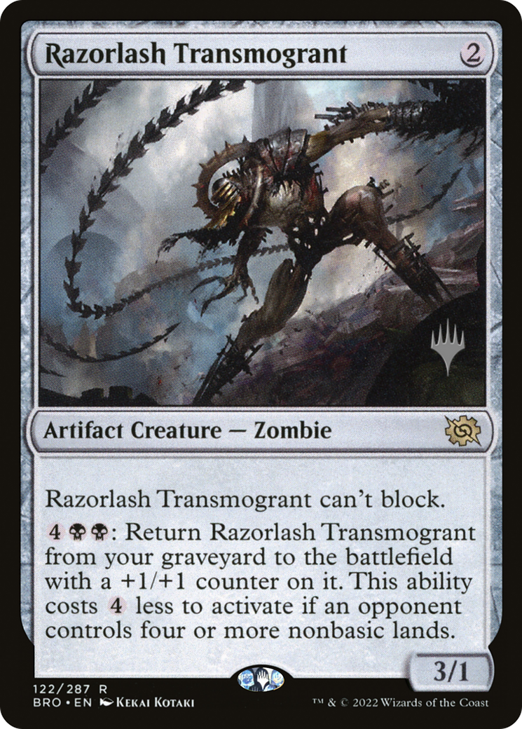 Image of Razorlash Transmogrant (PPBRO-122) - The Brothers' War Promos Foil