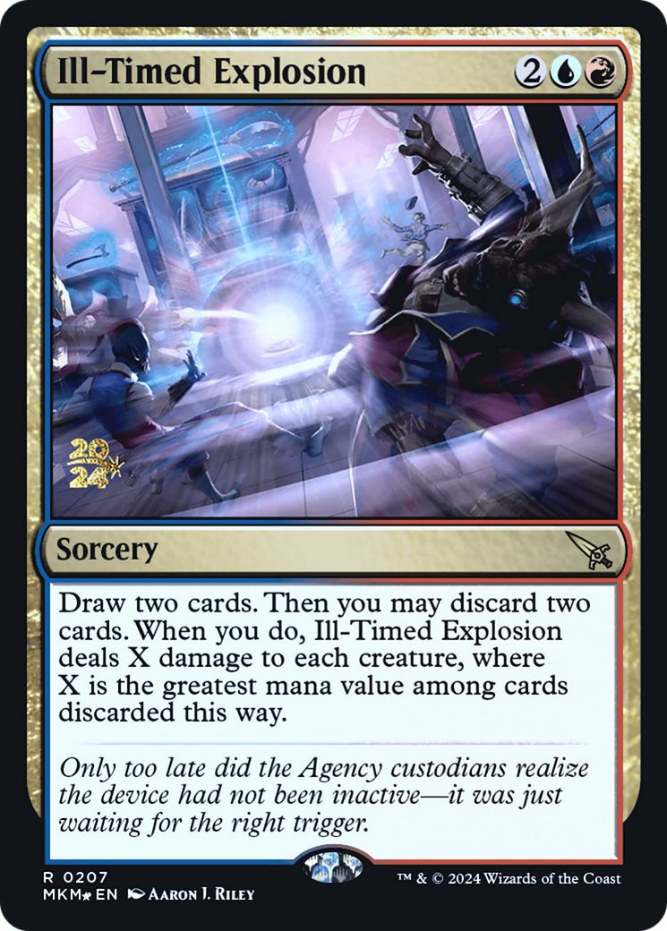 Image of Ill-Timed Explosion (PRE-207) - Murders at Karlov Manor Promos Foil