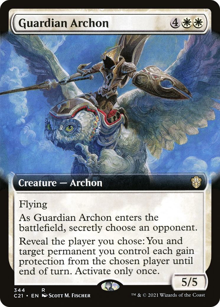 Image of Guardian Archon (Extended Art) (C21-344) - Commander 2021: (Extended Art)
