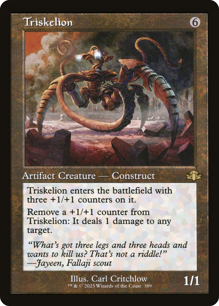 Image of Triskelion (Retro Frame) (DMR-389) - Dominaria Remastered Foil