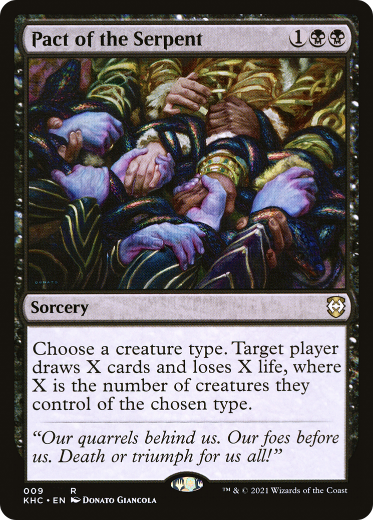 Image of Pact of the Serpent (KHC-009) - Kaldheim Commander