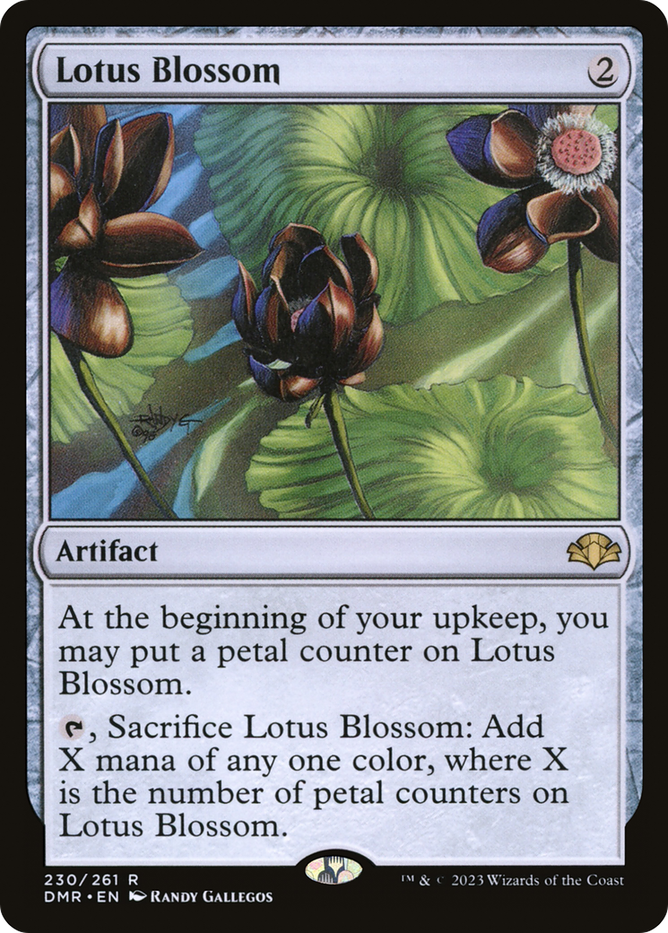 Image of Lotus Blossom (DMR-230) - Dominaria Remastered Foil