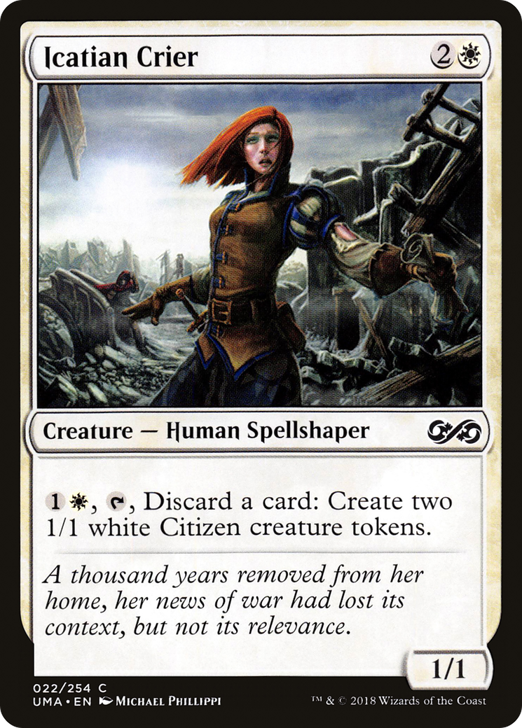 Image of Icatian Crier (UMA-022) - Ultimate Masters Foil
