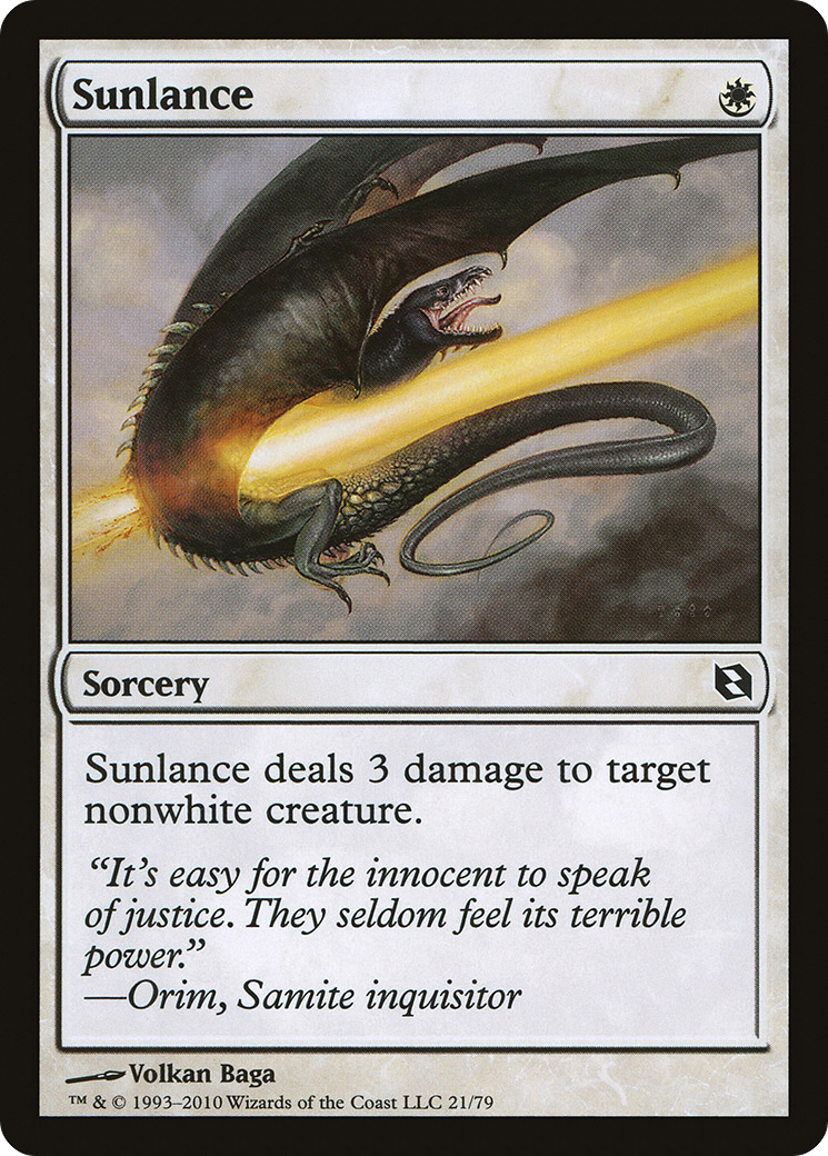 Image of Sunlance (DDF-021) - Duel Decks: Elspeth vs. Tezzeret