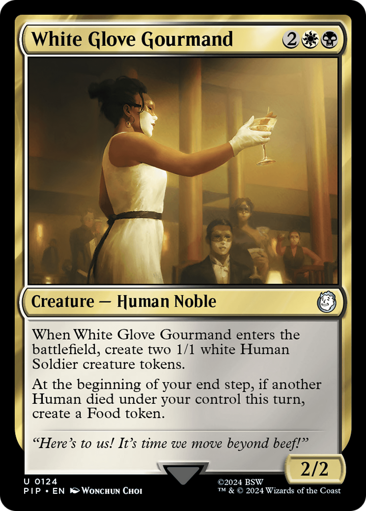 Image of White Glove Gourmand (PIP-124) - Fallout