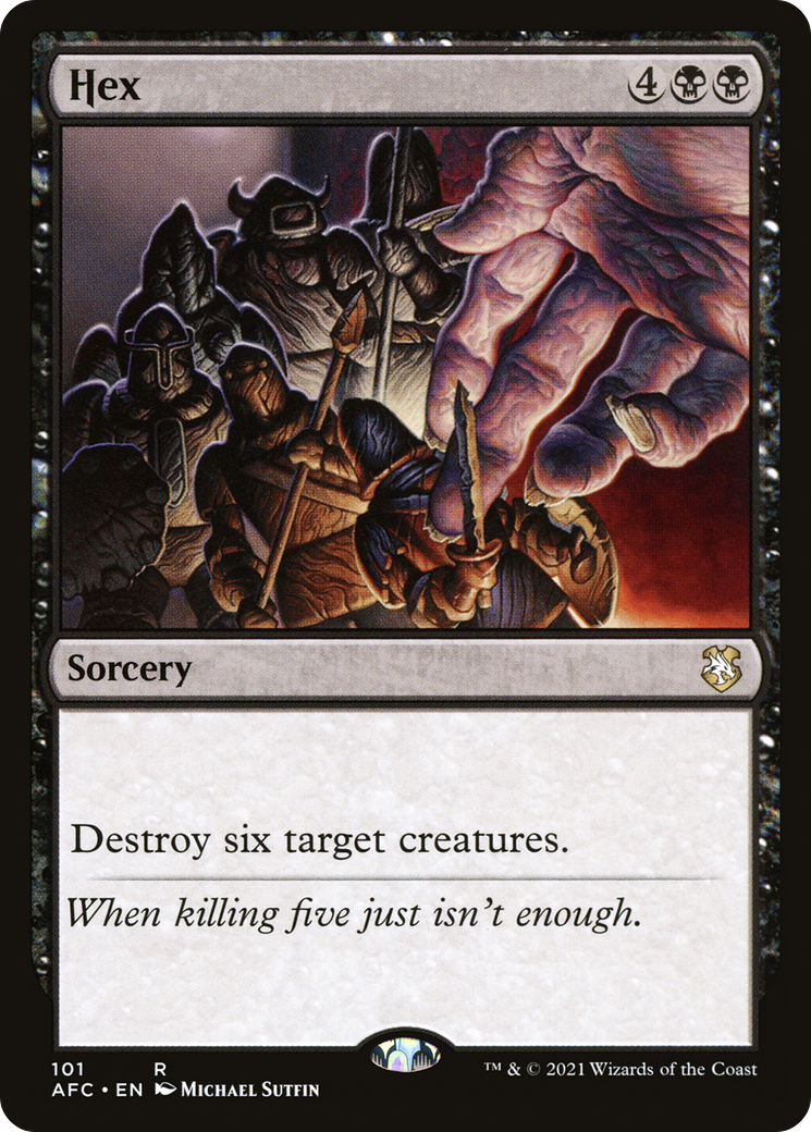 Image of Hex (AFC-101) - Forgotten Realms Commander