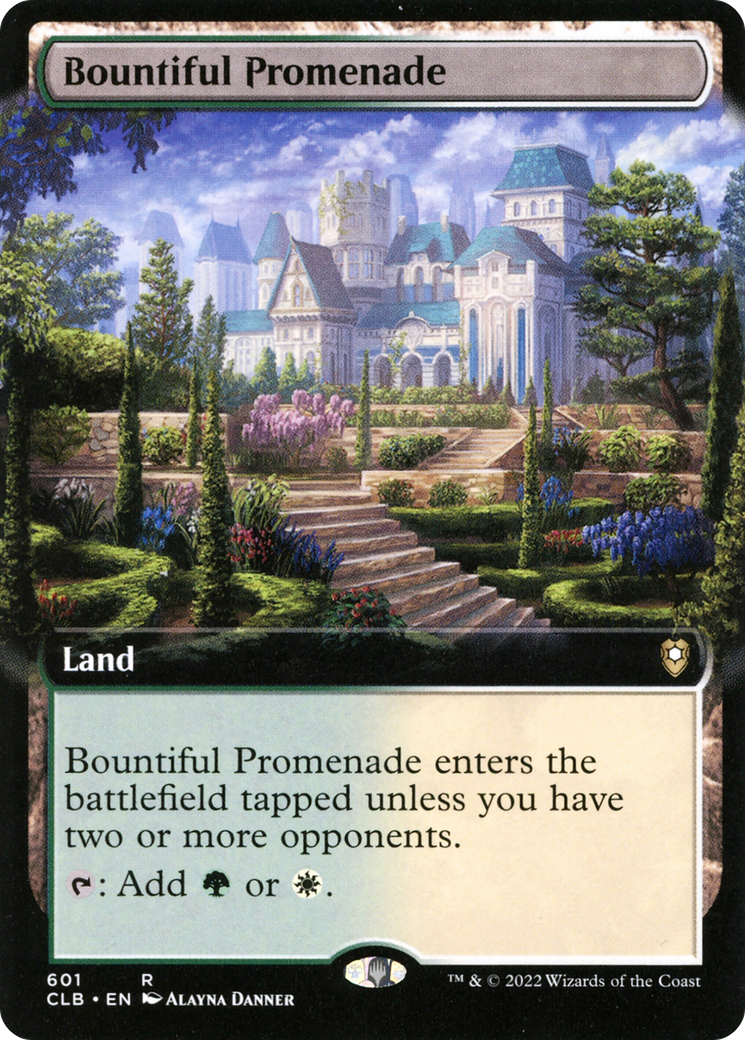 Image of Bountiful Promenade (Extended Art) (CLB-601) - Commander Legends: Battle for Baldur's Gate: (Extended Art)