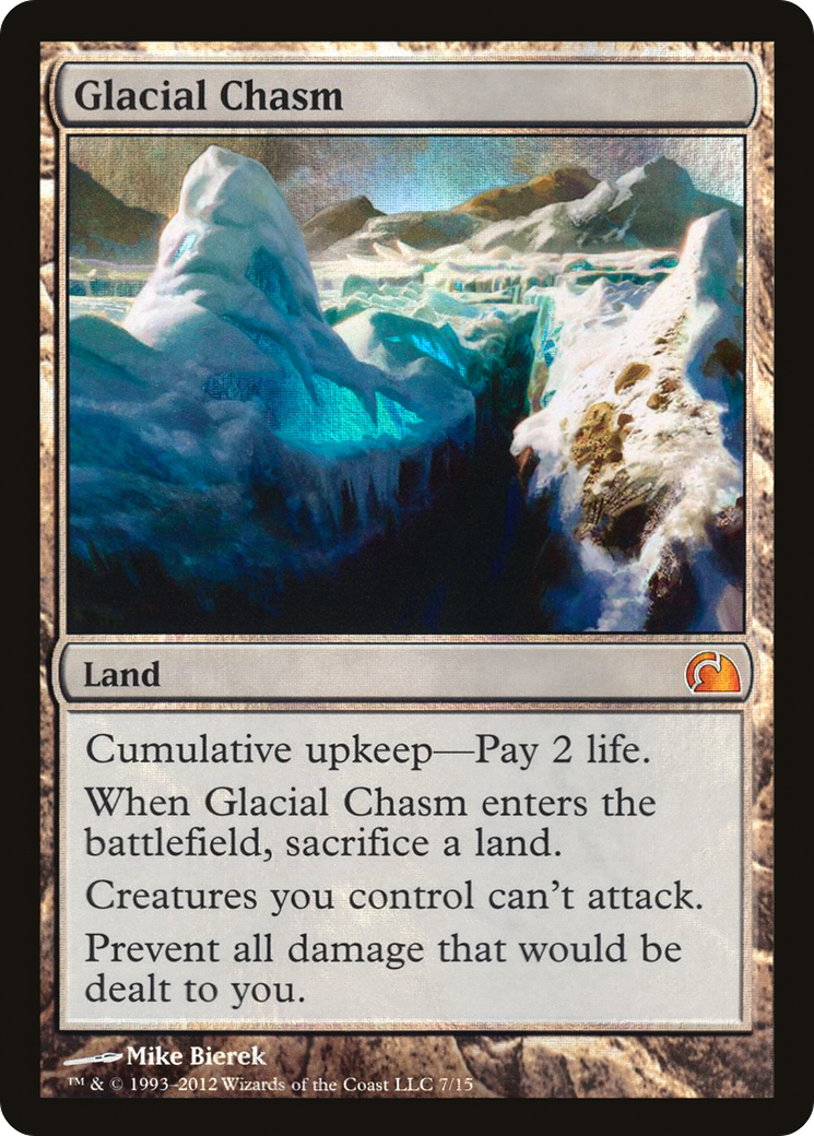 Image of Glacial Chasm (V12-007) - From the Vault: Realms Foil