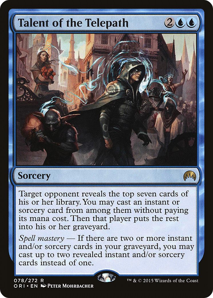 Image of Talent of the Telepath (ORI-078) - Magic Origins Foil