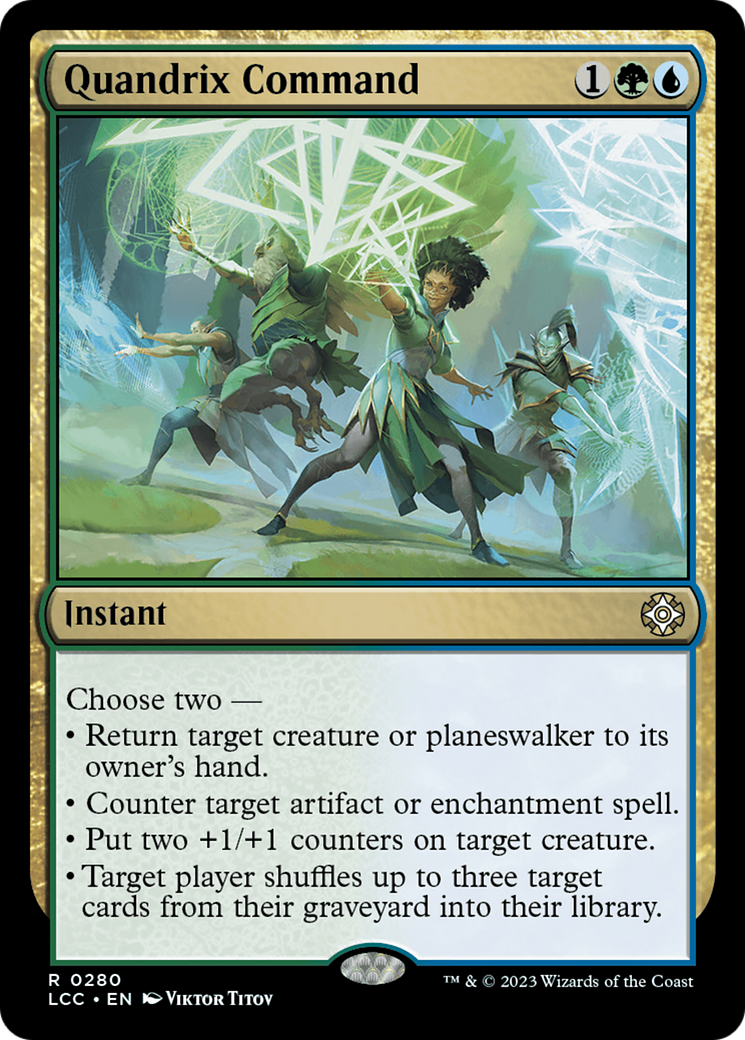Image of Quandrix Command (LCC-280) - The Lost Caverns of Ixalan Commander