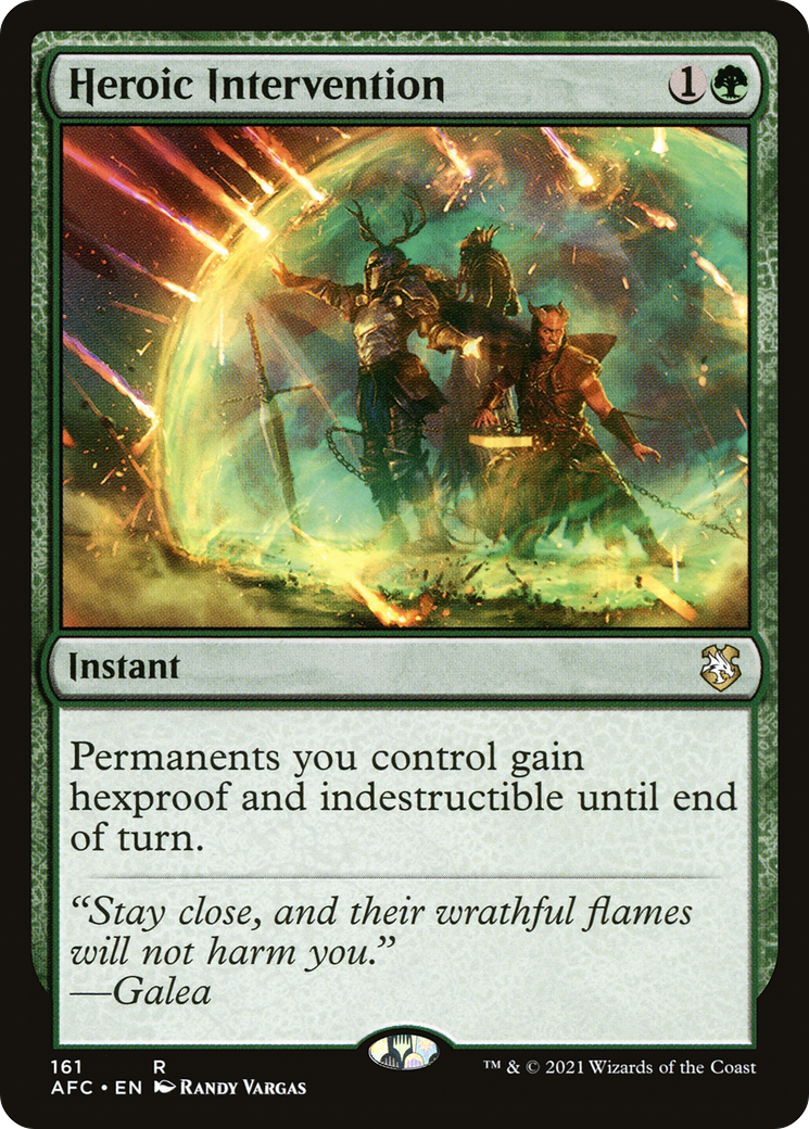 Image of Heroic Intervention (AFC-161) - Forgotten Realms Commander
