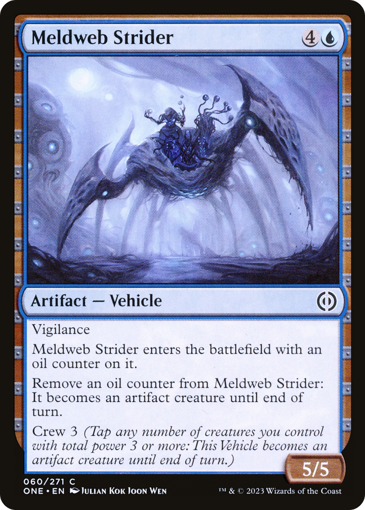 Image of Meldweb Strider (ONE-060) - Phyrexia: All Will Be One