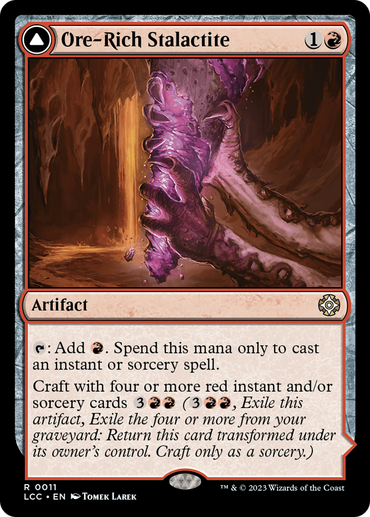 Image of Ore-Rich Stalactite (LCC-011) - The Lost Caverns of Ixalan Commander