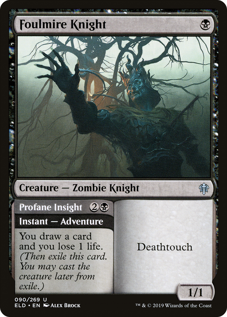 Image of Foulmire Knight (ELD-090) - Throne of Eldraine
