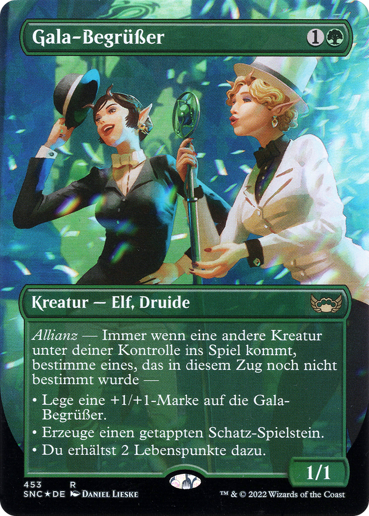 Image of Gala Greeters (German) (UMP-453) - Streets of New Capenna (Borderless) Foil