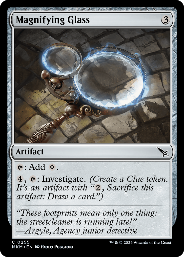Image of Magnifying Glass (MKM-255) - Murders at Karlov Manor Foil