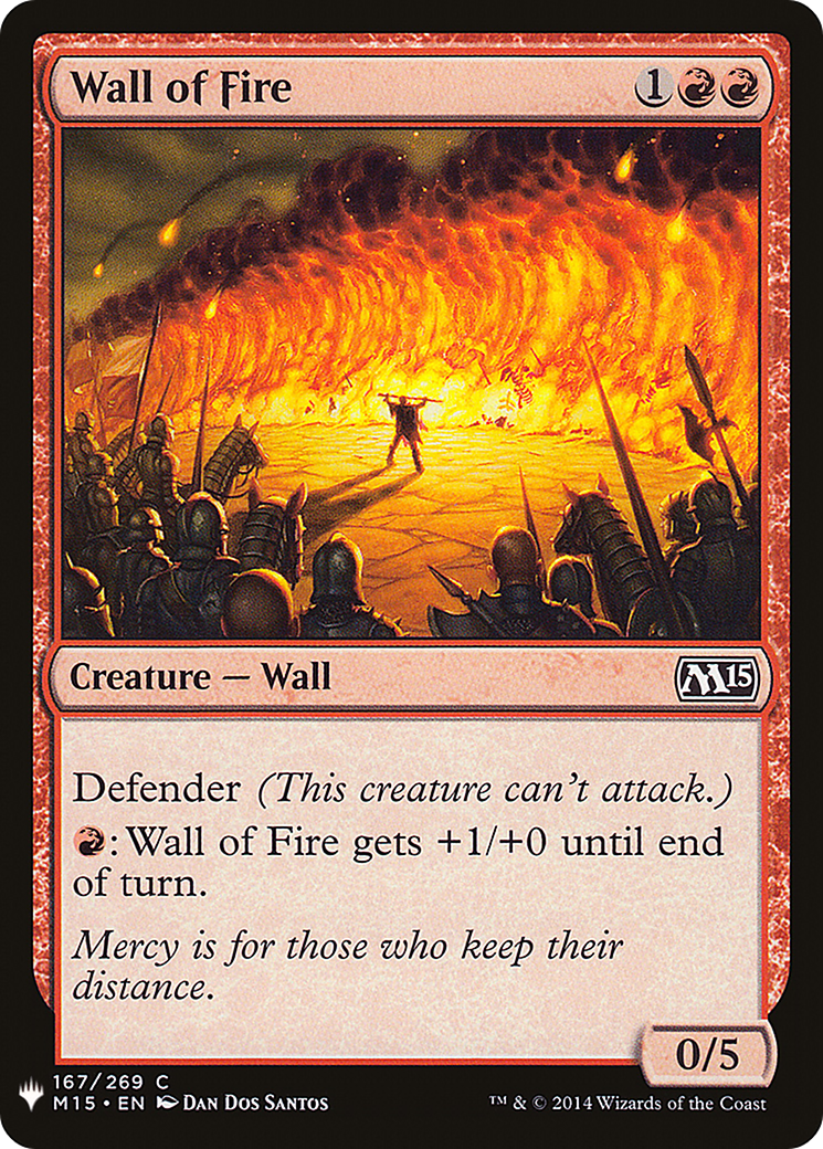 Image of Wall of Fire (LIST-M15-167) - The List