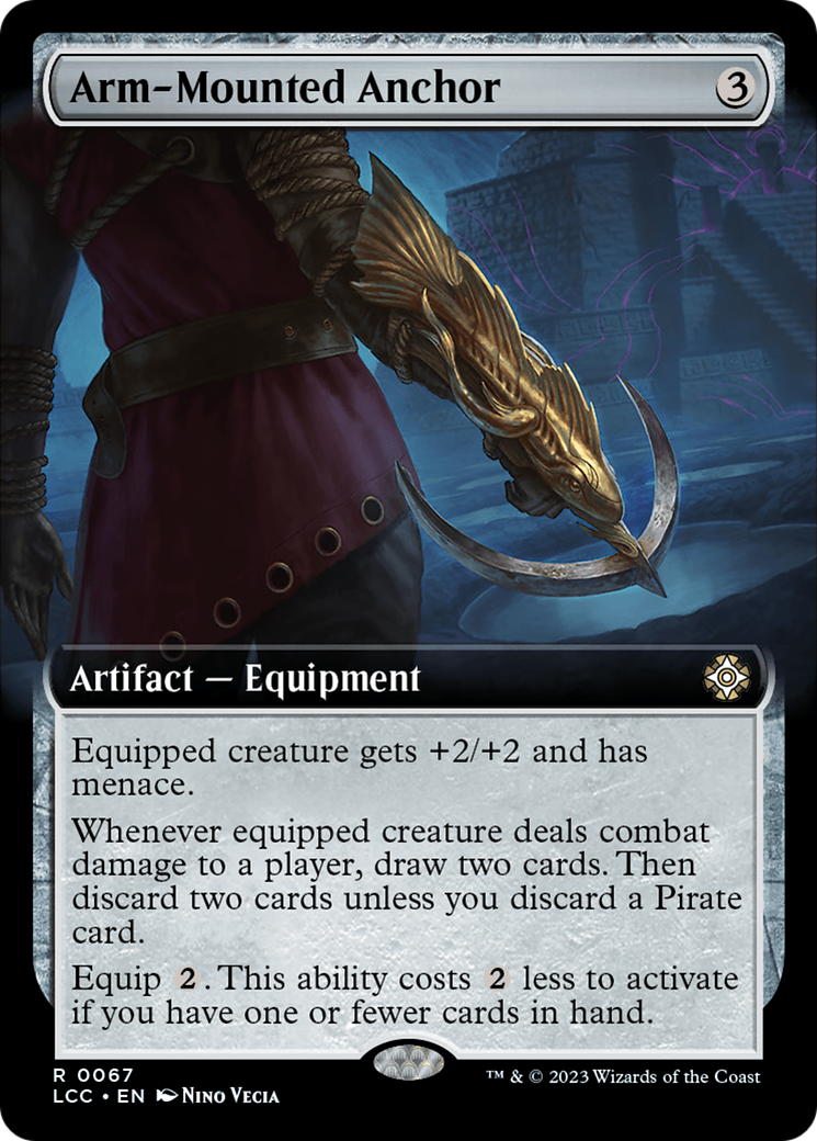 Image of Arm-Mounted Anchor (Extended Art) (LCC-067) - The Lost Caverns of Ixalan Commander: (Extended Art)