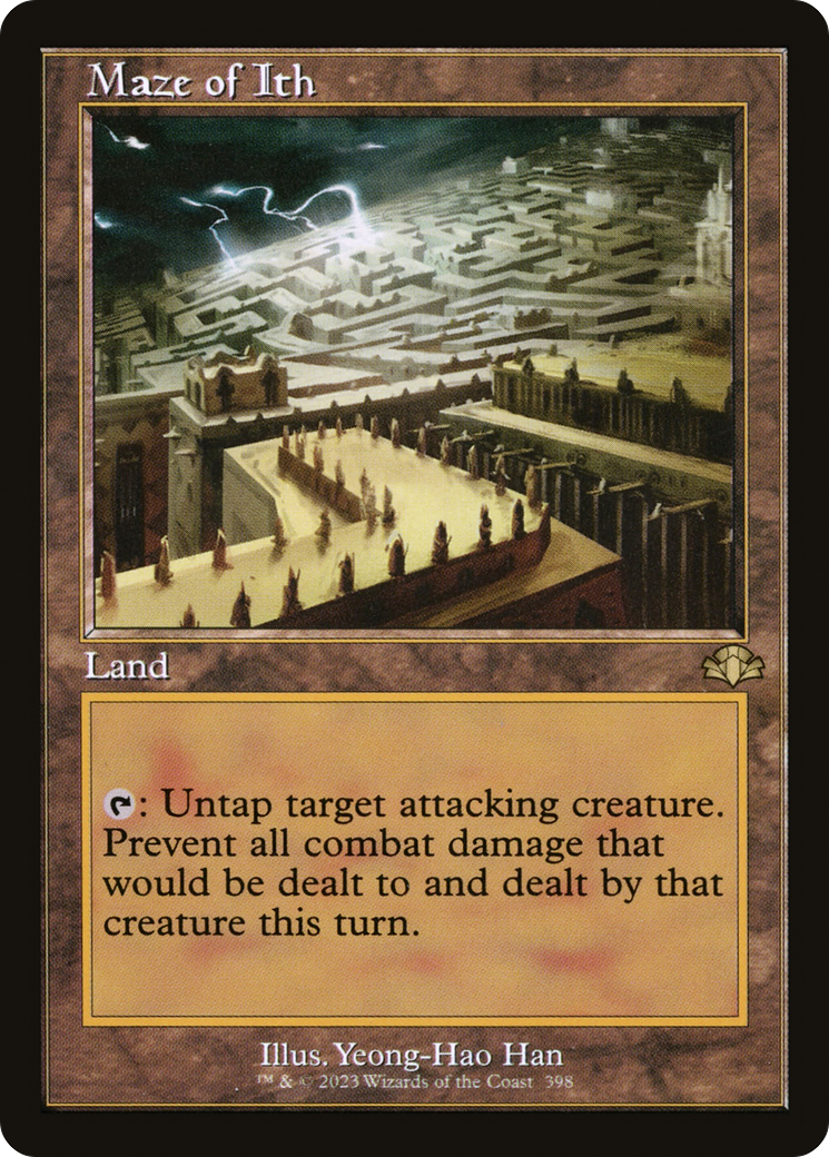 Image of Maze of Ith (Retro Frame) (DMR-398) - Dominaria Remastered Foil