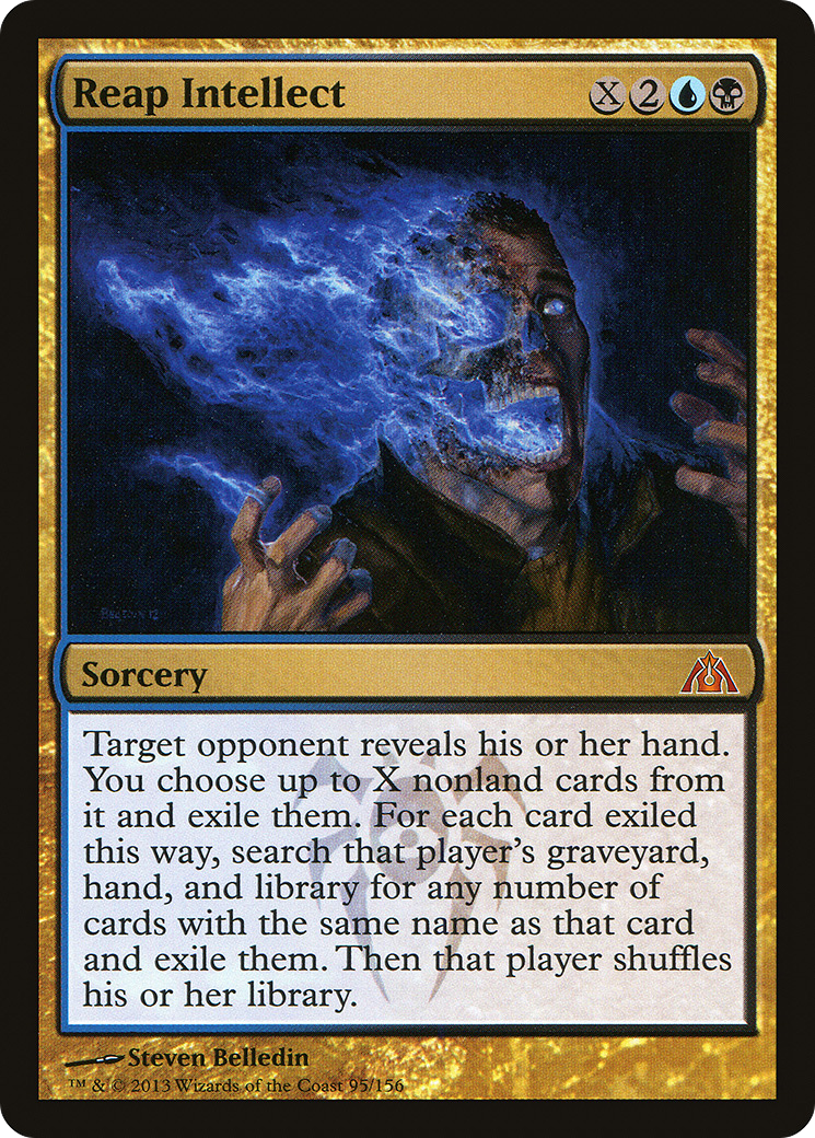 Image of Reap Intellect (DGM-095) - Dragon's Maze Foil