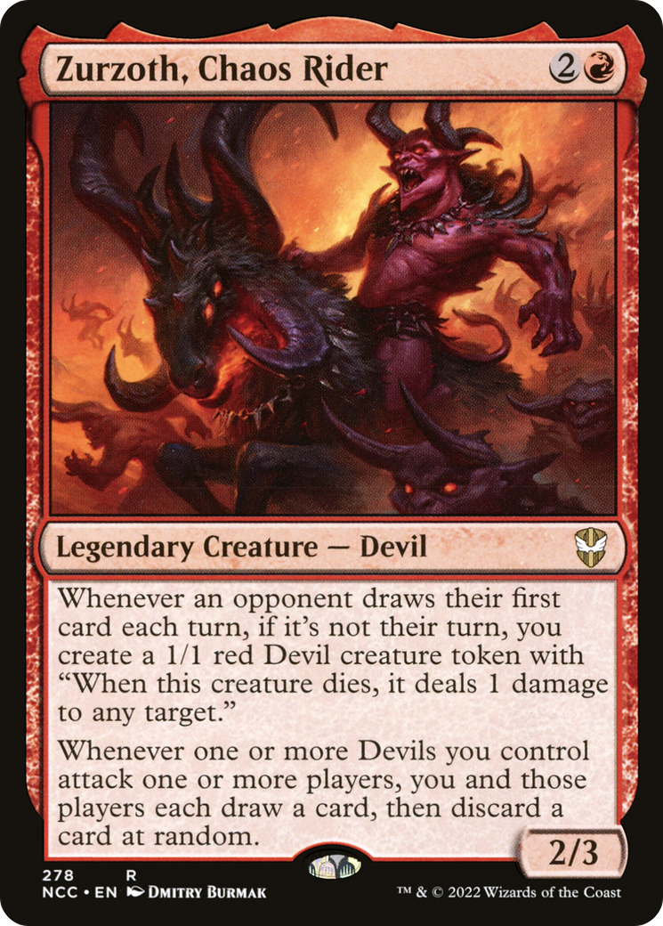 Image of Zurzoth, Chaos Rider (NCC-278) - New Capenna Commander
