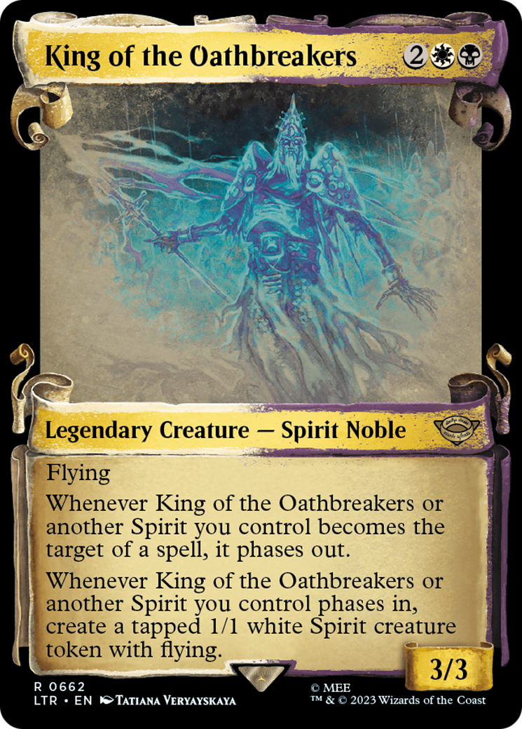 Image of King of the Oathbreakers (Showcase Scrolls) (LTR-662) - The Lord of the Rings: Tales of Middle-earth: (Showcase)