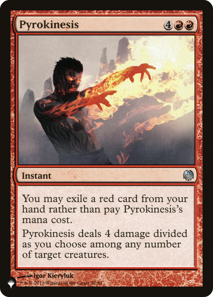 Image of Pyrokinesis (LIST-DDL-32) - The List